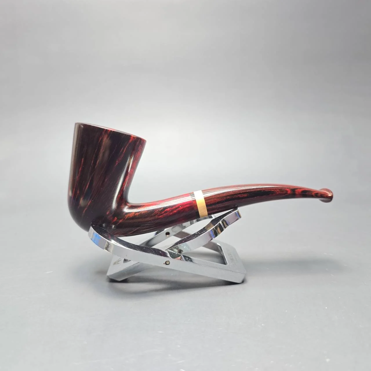 Herriot Pipes Smooth "Conic" Dublin with Boxwood (New) - Image 2