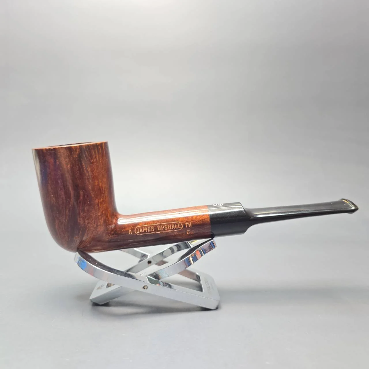 James Upshall A Grade Group 6 Smooth Stack Dublin Estate Briar Pipe, Unsmoked - Image 2