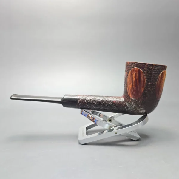 GBD Pre-1980s Collector Fantasy 9589 Partially Sandblasted Dublin Estate Briar Pipe, English Estates - Image 4