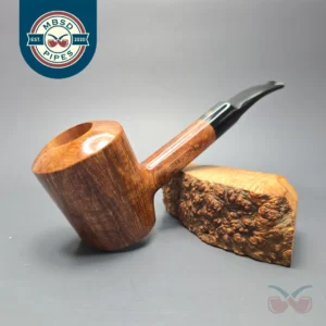 James Upshall Empire Old England XXL Smooth Poker Estate Briar Pipe, Unsmoked