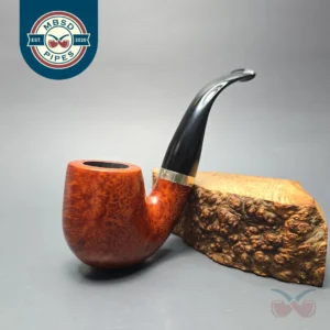 Merchant Service Smooth Full Bent Oom Paul Estate Briar Pipe, Unsmoked