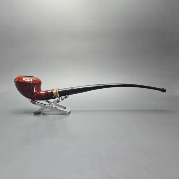 4th Generation (by Chacom) Smooth Churchwarden with Brass (Unsmoked Estate) - Image 3