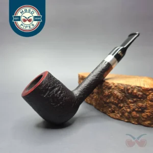 Stanwell (Pre-2010) Sterling 86 Sandblasted Lovat w/ Silver Estate Briar Pipe, Unsmoked