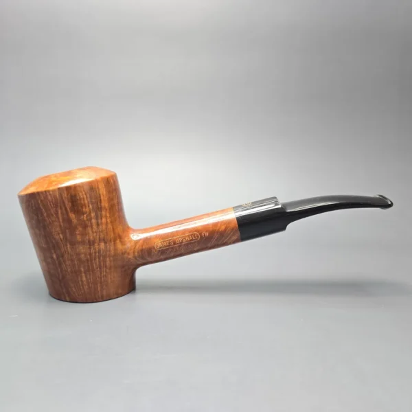 James Upshall Empire Old England XXL Smooth Poker Estate Briar Pipe, Unsmoked - Image 3