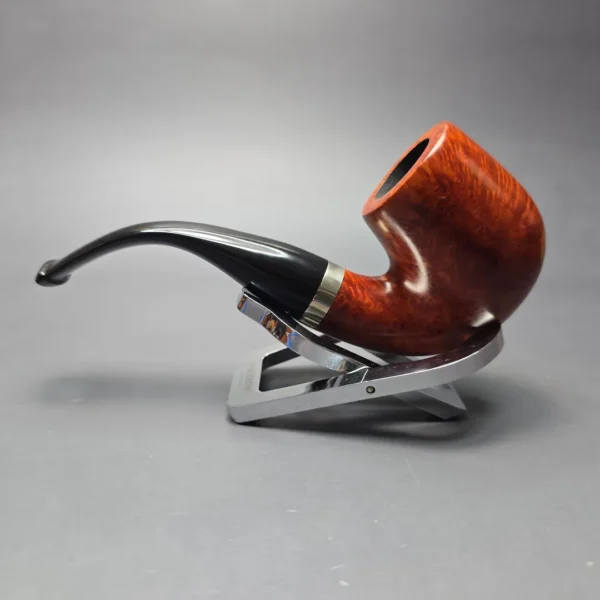 Merchant Service Smooth Full Bent Oom Paul Estate Briar Pipe, Unsmoked - Image 4