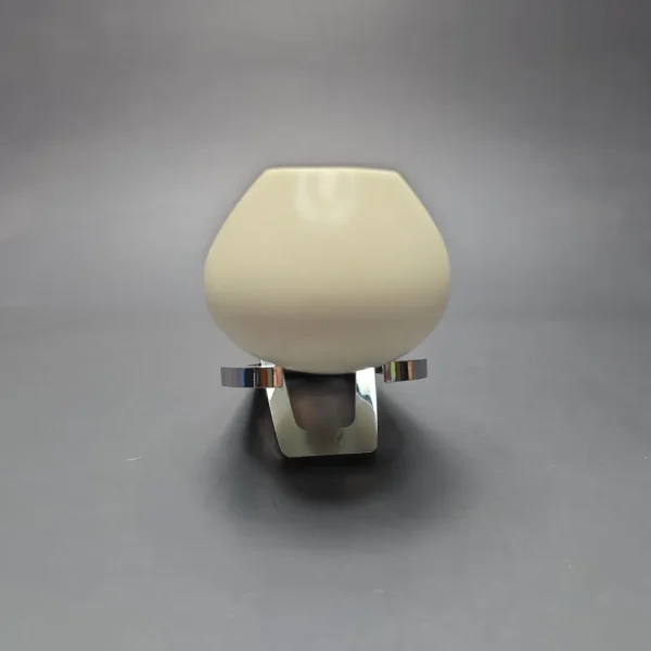 MBSD Meerschaum Silver Smooth Author w/ Lattice Carvings Reverse Calabash Block Meerschaum Pipe, New - Image 4