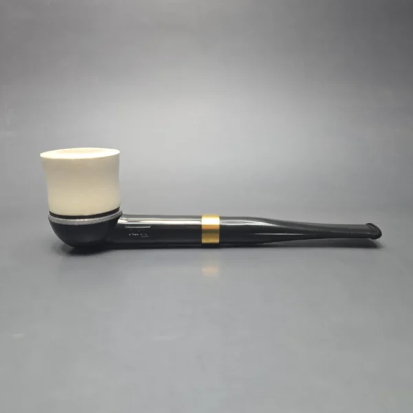 Falcon International w/ MBSD Meerschaum Dublin Block Meerschaum Bowl Pipe, New, 6mm - Image 15