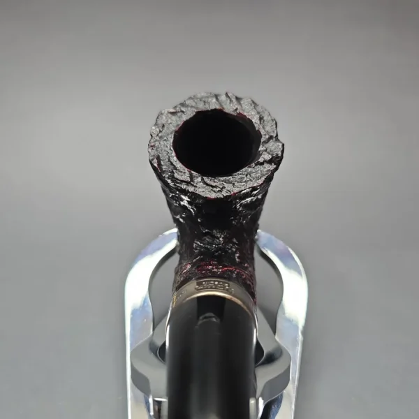 Peterson Cobble 05 Rusticated and Sandblasted Calabash with Silver (New) - Image 5