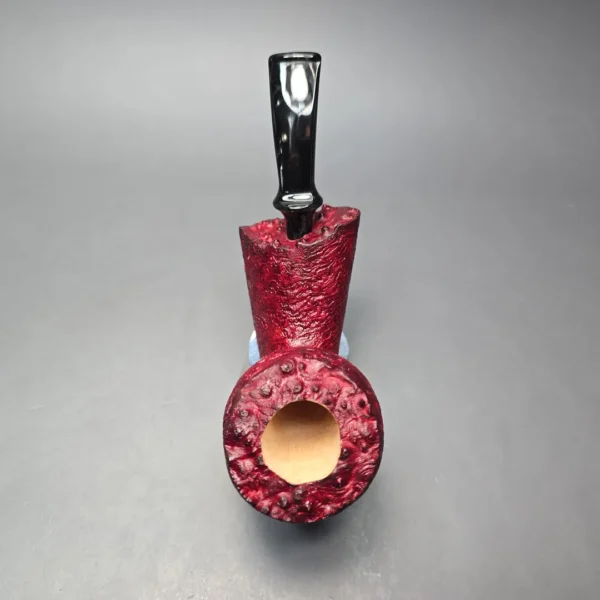 Buckeye Hand Made Contrast Sandblasted Acorn w/ Plateaux Briar Pipe, New - Image 8