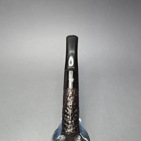 Ben Wade (Peter Wilson) XL Sandblasted Panel Billiard Estate Briar Pipe, Unsmoked - Image 8