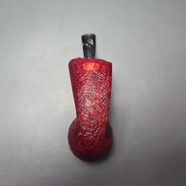 Buckeye Hand Made Contrast Sandblasted Acorn w/ Plateaux Briar Pipe, New - Image 9