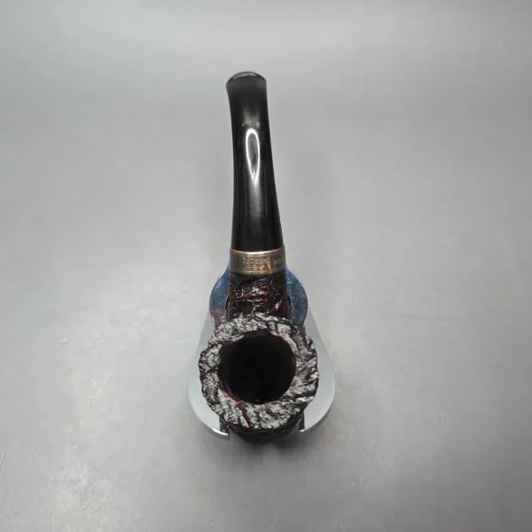 Peterson Cobble 05 Rusticated and Sandblasted Calabash with Silver (New) - Image 10