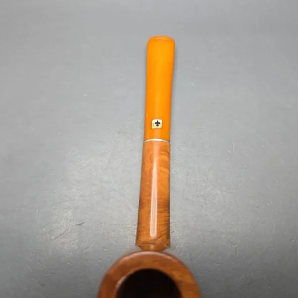 Kaywoodie (c.1929-32) Drinkless Suntan Rock Ambera 7207 Smooth Billiard (Unsmoked Estate) - Image 9