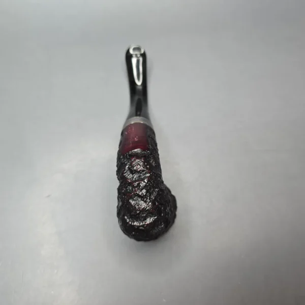 Peterson Cobble 05 Rusticated and Sandblasted Calabash with Silver (New) - Image 9