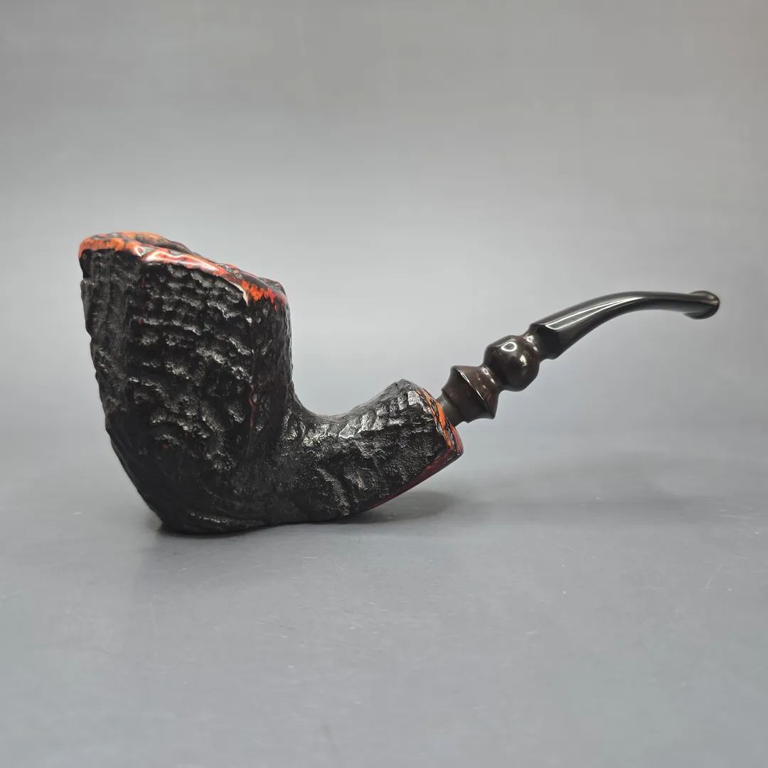Nording 5 Partially Sandblasted Freehand Estate Briar Pipe, Danish Estates - Image 2