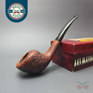Stanwell Reg Era (c.1960s-70s) 47 Sandblasted Scoop Estate Briar Pipe, Unsmoked