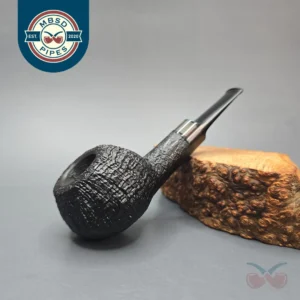 Abe Herbaugh 2026 Sandblasted Tomato w/ Horn Estate Briar Pipe, American Estates