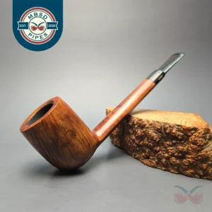 Savinelli De Luxe Milano 803 KS Smooth Lumberman Estate Briar Pipe, Italian Estates