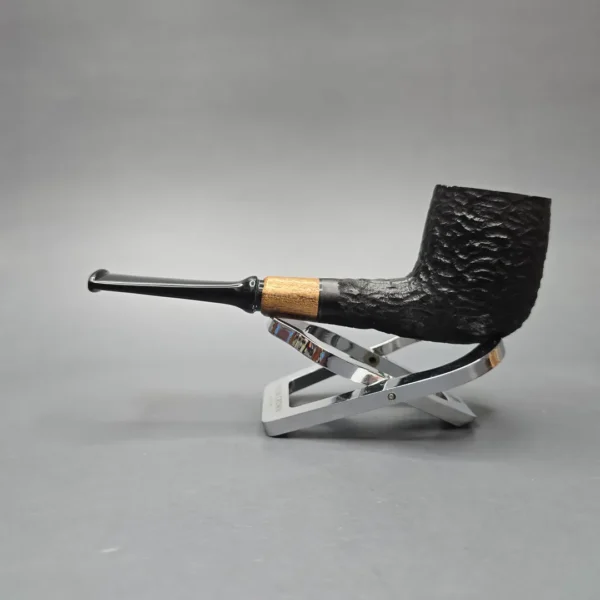 MBSD Briars by Piero Vitale Black Rusticated Billiard with Olivewood (New) - Image 4