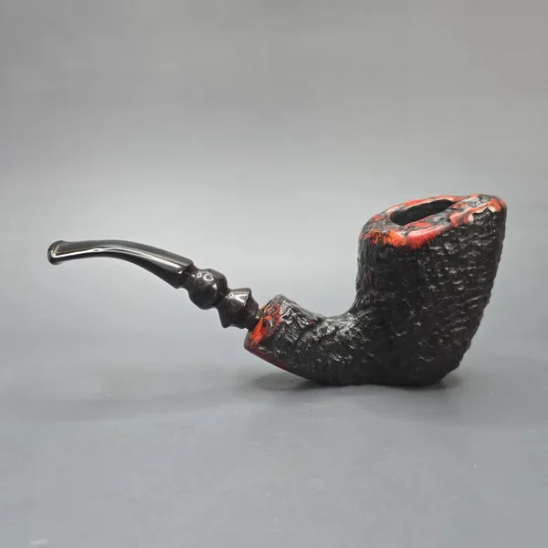 Nording 5 Partially Sandblasted Freehand Estate Briar Pipe, Danish Estates - Image 4