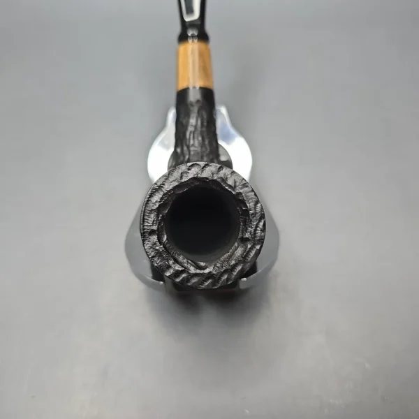 MBSD Briars by Piero Vitale Black Rusticated Billiard with Olivewood (New) - Image 7