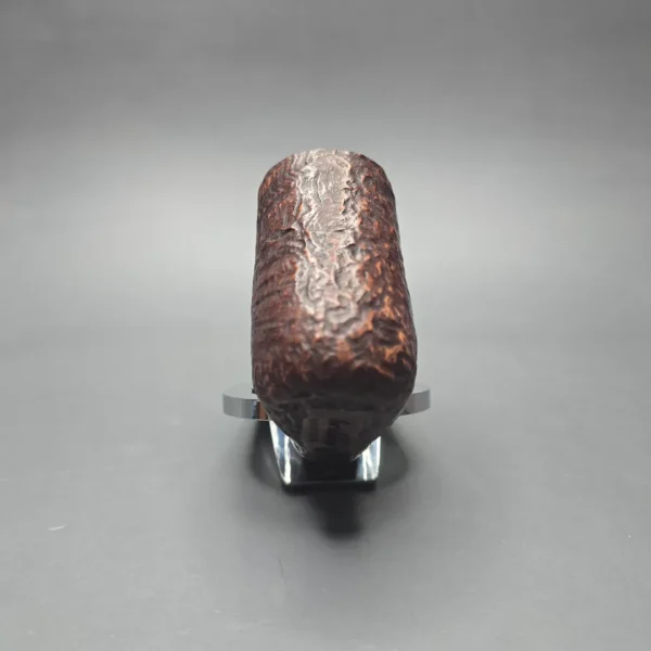 Brebbia Oom Paul Sabbiata Sandblasted Estate Briar Pipe, Unsmoked - Image 3