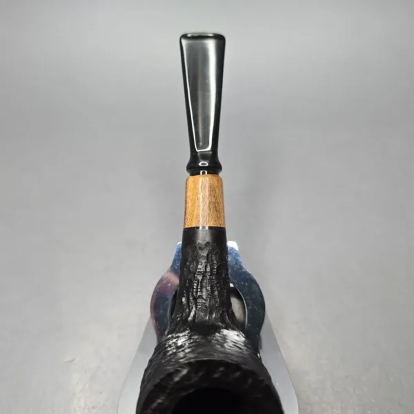 MBSD Briars by Piero Vitale Black Rusticated Billiard with Olivewood (New) - Image 8