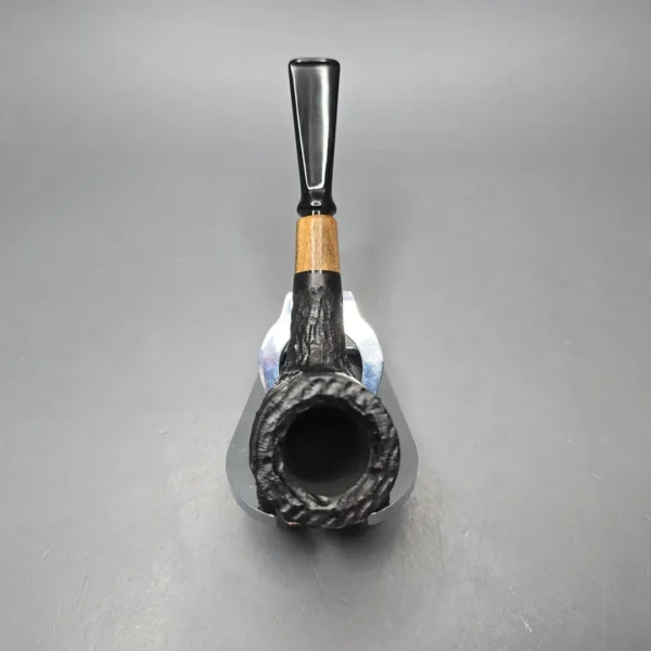 MBSD Briars by Piero Vitale Black Rusticated Billiard with Olivewood (New) - Image 9