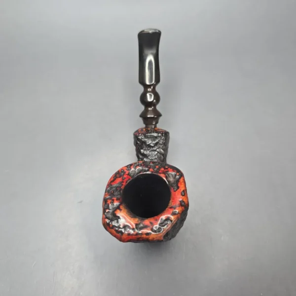 Nording 5 Partially Sandblasted Freehand Estate Briar Pipe, Danish Estates - Image 9