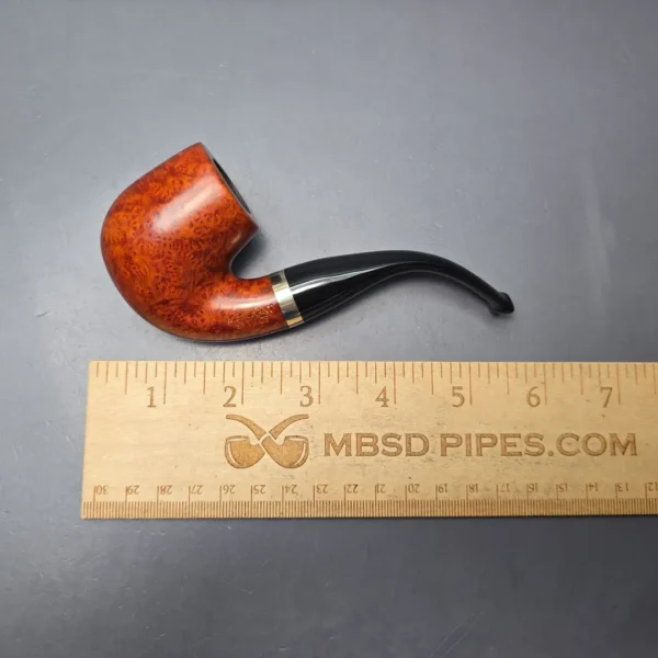 Merchant Service Smooth Full Bent Oom Paul Estate Briar Pipe, Unsmoked - Image 11