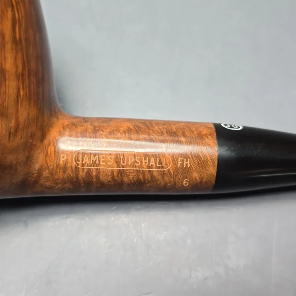 James Upshall P Grade Group 6 Smooth Apple Estate Briar Pipe, Unsmoked - Image 10