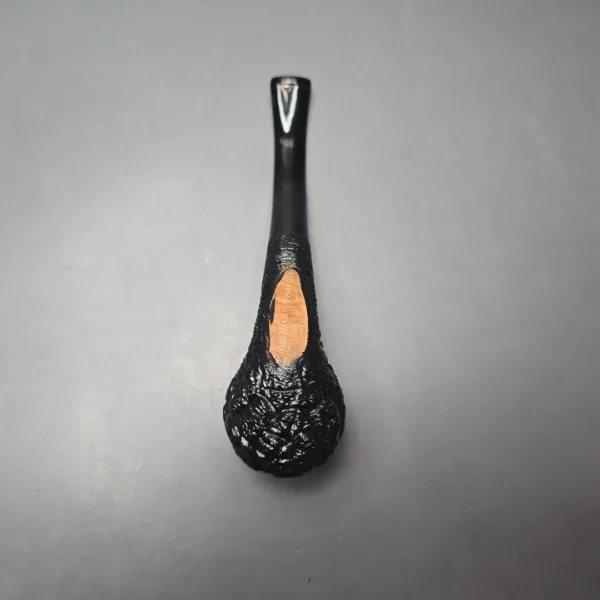 Savinelli 150th Anniversary Capri Root Briar 606 KS Rusticated Bent Billiard Briar Pipe, New - Image 10
