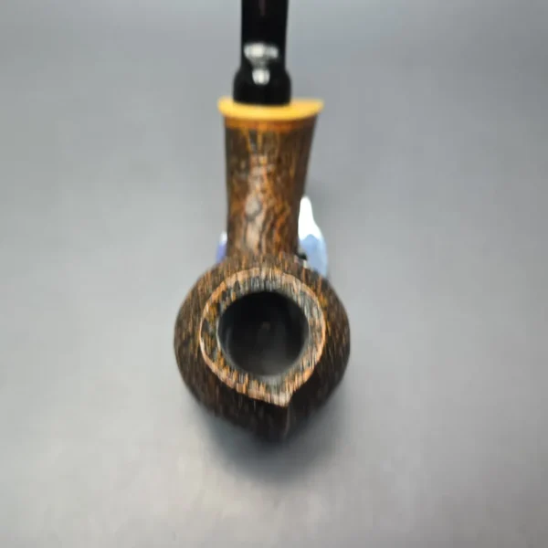 MBSD Briars Modern Masters 2 (K) Sandblasted Blowfish w/ Boxwood Handmade Briar Pipe, New - Image 9