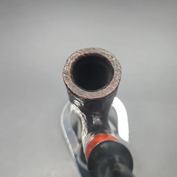 Brebbia Oom Paul Sabbiata Sandblasted Estate Briar Pipe, Unsmoked - Image 6