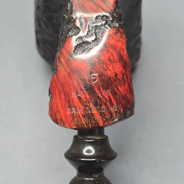 Nording 5 Partially Sandblasted Freehand Estate Briar Pipe, Danish Estates - Image 11
