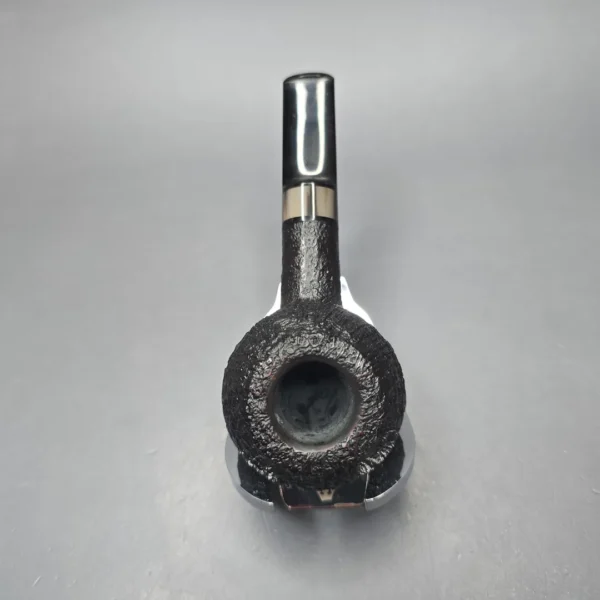 Abe Herbaugh 2026 Sandblasted Tomato w/ Horn Estate Briar Pipe, American Estates - Image 9