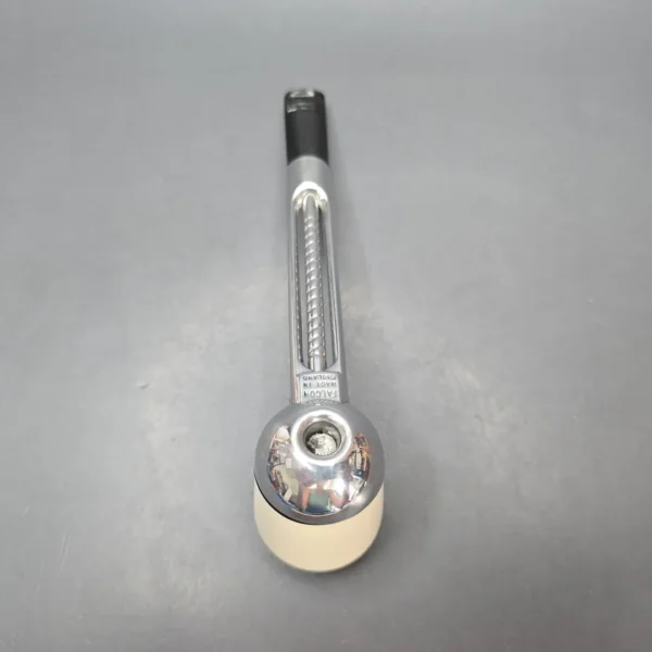 Falcon Chrome Dental w/ MBSD Meerschaum Rhodesian Block Meerschaum Bowl Pipe, New - Image 10
