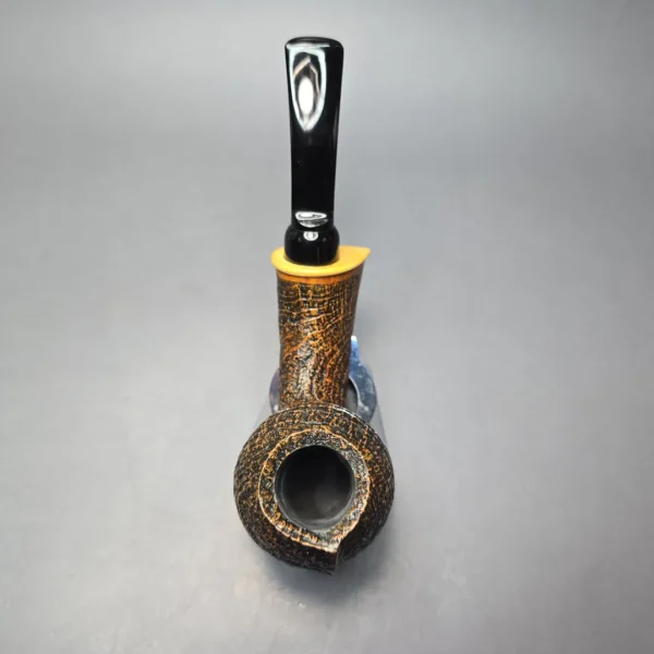 MBSD Briars Modern Masters 2 (K) Sandblasted Blowfish w/ Boxwood Handmade Briar Pipe, New - Image 10