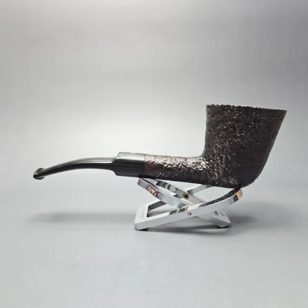 Ben Wade (Peter Wilson) XL Sandblasted Dublin Estate Briar Pipe, Unsmoked - Image 5