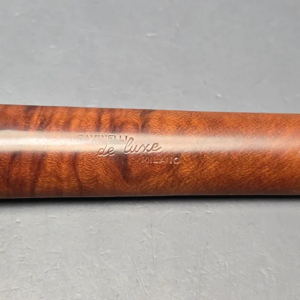 Savinelli De Luxe Milano 803 KS Smooth Lumberman Estate Briar Pipe, Italian Estates - Image 11