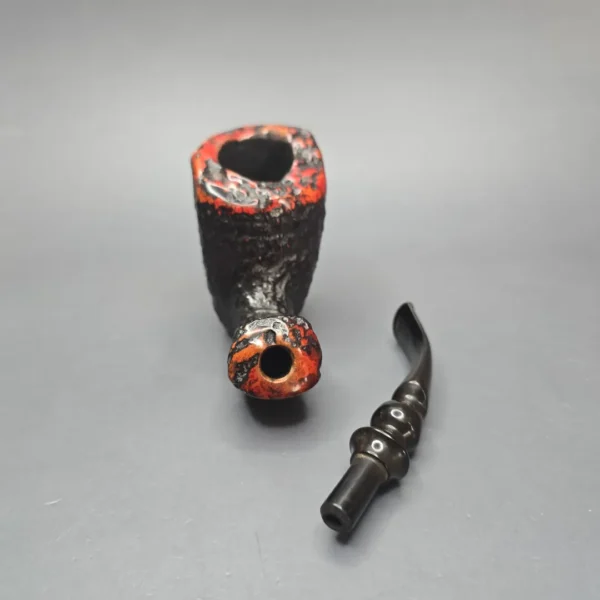 Nording 5 Partially Sandblasted Freehand Estate Briar Pipe, Danish Estates - Image 14