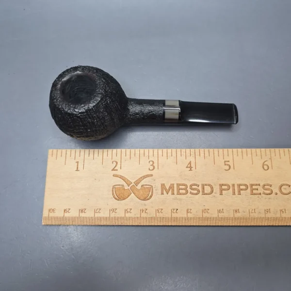 Abe Herbaugh 2026 Sandblasted Tomato w/ Horn Estate Briar Pipe, American Estates - Image 12