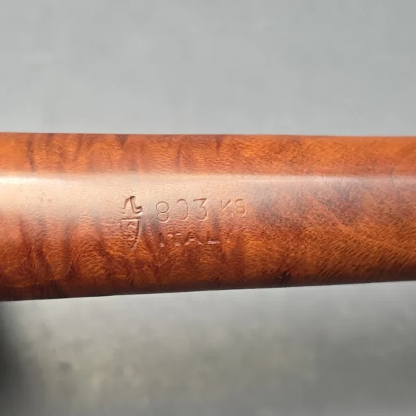 Savinelli De Luxe Milano 803 KS Smooth Lumberman Estate Briar Pipe, Italian Estates - Image 12