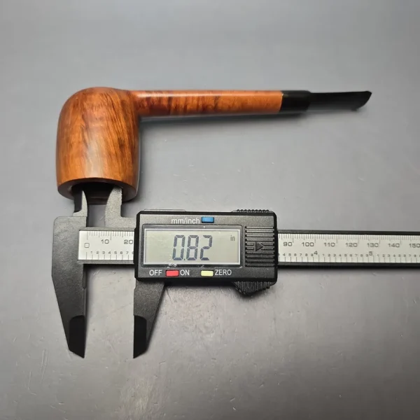 Savinelli De Luxe Milano 803 KS Smooth Lumberman Estate Briar Pipe, Italian Estates - Image 14