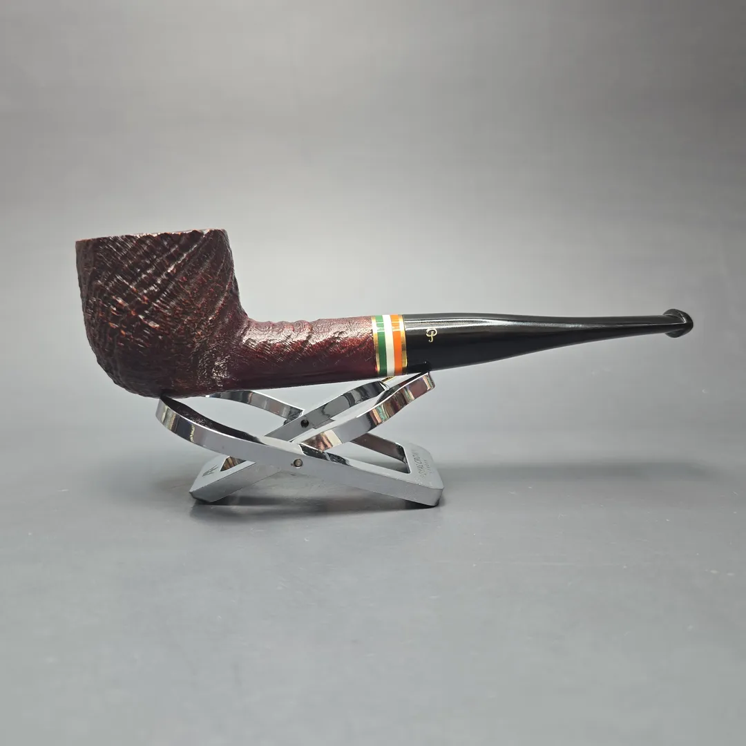 Peterson 2026 St Patrick's Day 606 Sandblasted Pot Briar Pipe, New - Image 2