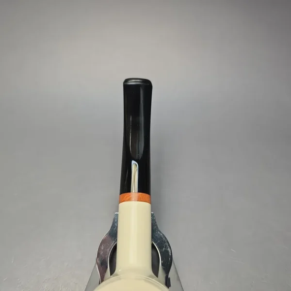MBSD Meerschaum Deluxe Smooth "Whittler" Poker with Briar-Mortise (New) - Image 8