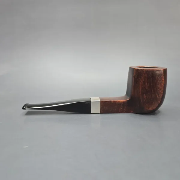 Ferndown Reo 3 Star Smooth Panel w/ Silver Estate Briar Pipe, English Estates - Image 4