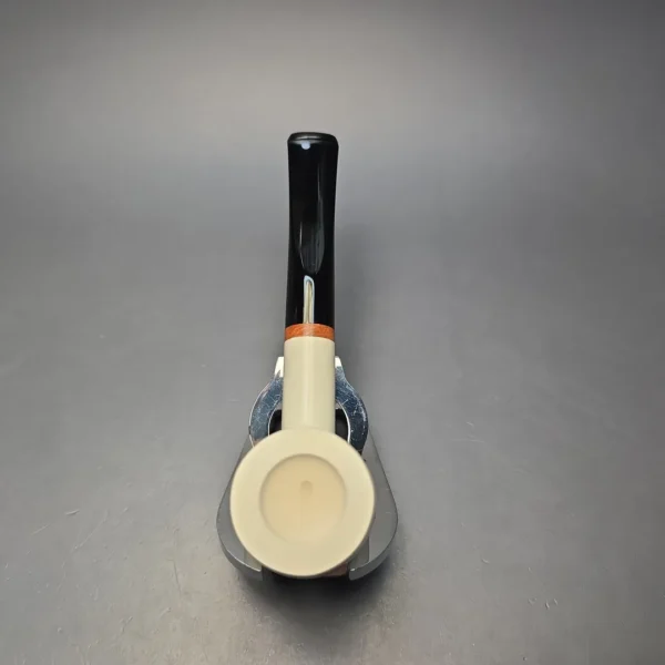 MBSD Meerschaum Deluxe Smooth "Whittler" Poker with Briar-Mortise (New) - Image 9