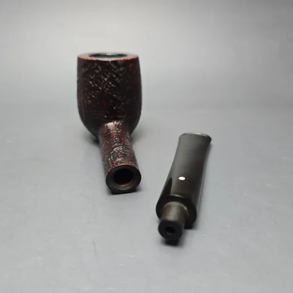 Dunhill 1964 Shell Briar 252 Sandblasted Billiard Estate Briar Pipe, English Estates - Image 13