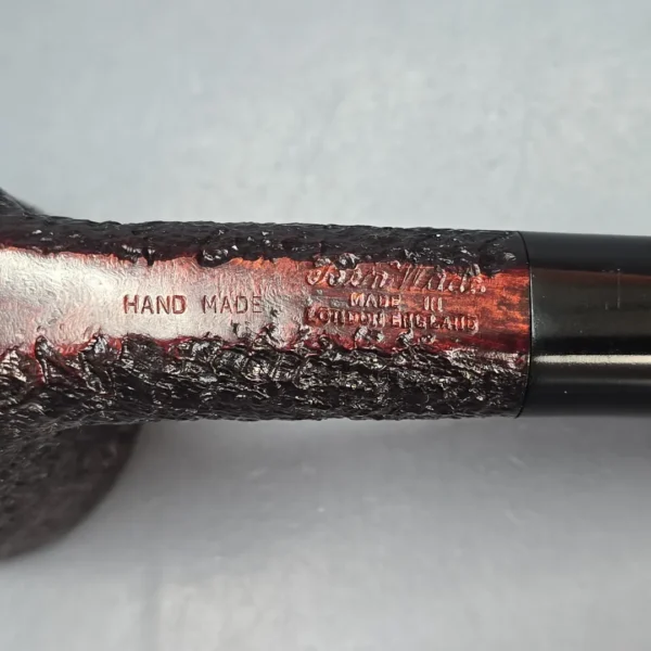 Ben Wade (Peter Wilson) Magnum Sandblasted Dublin Estate Briar Pipe, Unsmoked - Image 12